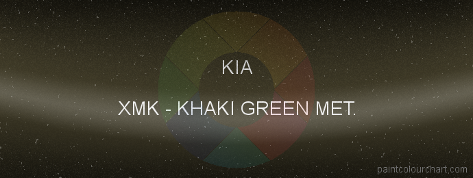Kia paint XMK Khaki Green Met.