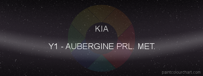 Kia paint Y1 Aubergine Prl. Met.