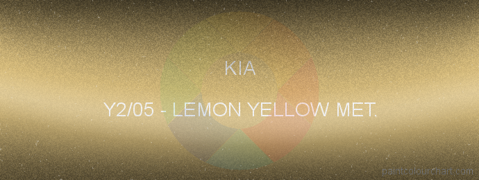 Kia paint Y2/05 Lemon Yellow Met.