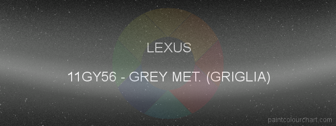 Lexus paint 11GY56 Grey Met. (griglia)