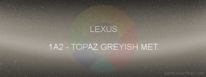 Lexus paint 1A2 Topaz Greyish Met.