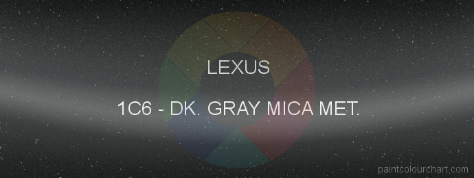 Lexus paint 1C6 Dk. Gray Mica Met.