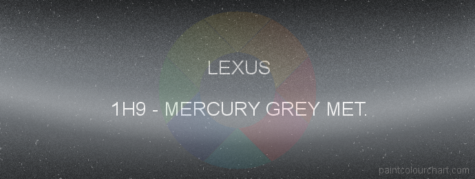 Lexus paint 1H9 Mercury Grey Met.