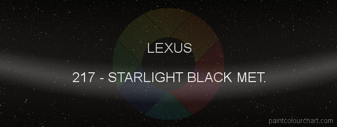 Lexus paint 217 Starlight Black Met.