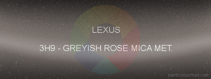 Lexus paint 3H9 Greyish Rose Mica Met.