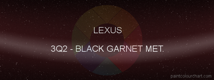 Lexus paint 3Q2 Black Garnet Met.