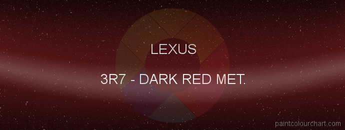 Lexus paint 3R7 Dark Red Met.