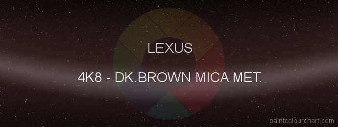 Lexus paint 4K8 Dk.brown Mica Met.