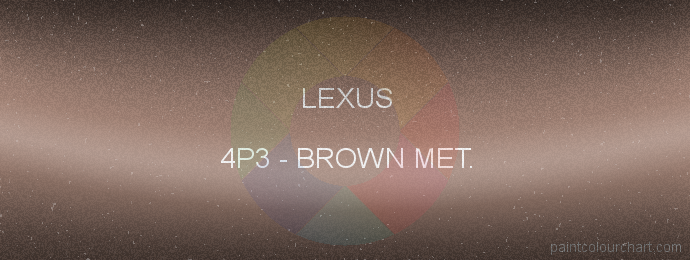 Lexus paint 4P3 Brown Met.