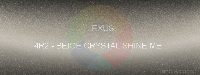 Lexus paint 4R2 Beige Crystal Shine Met.