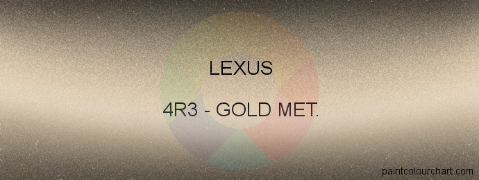 Lexus paint 4R3 Gold Met.