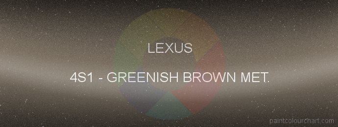 Lexus paint 4S1 Greenish Brown Met.