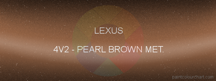 Lexus paint 4V2 Pearl Brown Met.