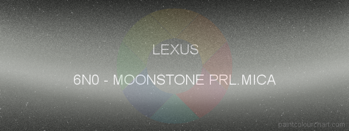 Lexus paint 6N0 Moonstone Prl.mica