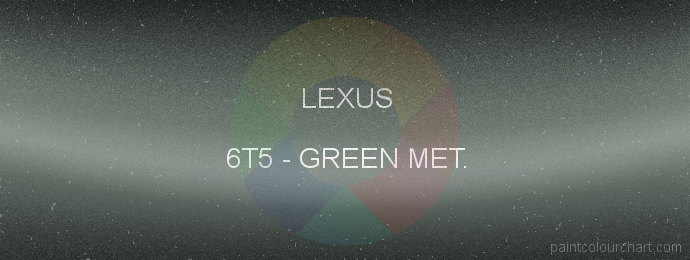 Lexus paint 6T5 Green Met.