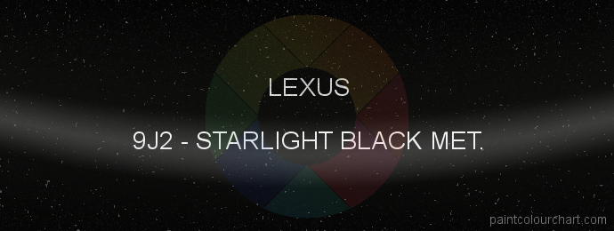 Lexus paint 9J2 Starlight Black Met.