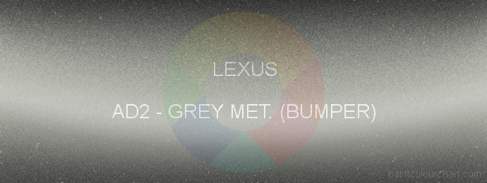 Lexus paint AD2 Grey Met. (bumper)