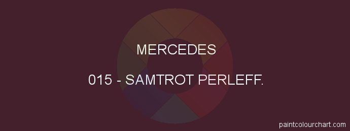 Mercedes paint 015 Samtrot Perleff.
