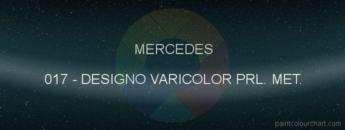 Mercedes paint 017 Designo Varicolor Prl. Met.