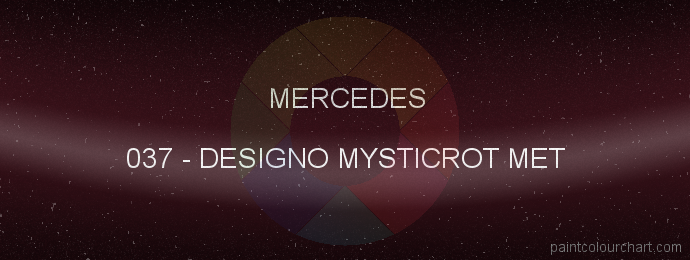 Mercedes paint 037 Designo Mysticrot Met