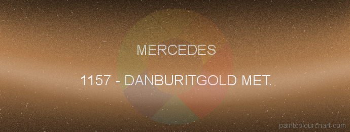 Mercedes paint 1157 Danburitgold Met.