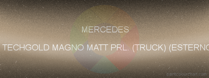 Mercedes paint 1190 Techgold Magno Matt Prl. (truck) (esterno-ruo