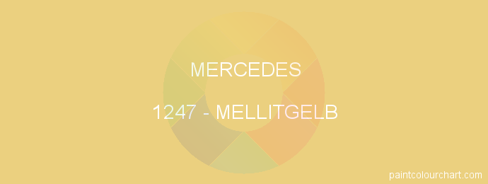 Mercedes paint 1247 Mellitgelb