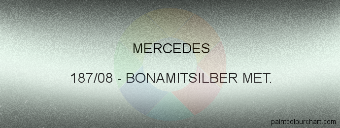 Mercedes paint 187/08 Bonamitsilber Met.