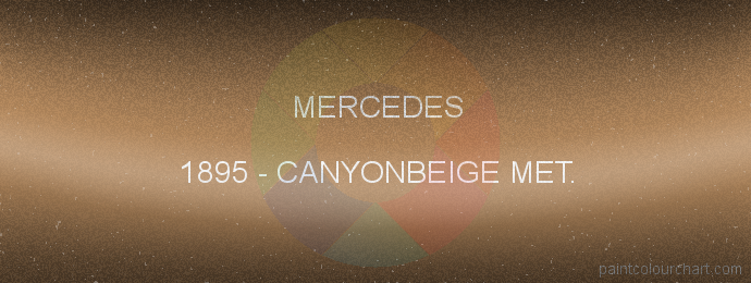 Mercedes paint 1895 Canyonbeige Met.