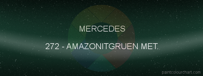 Mercedes paint 272 Amazonitgruen Met.