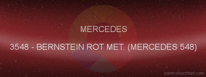 Mercedes paint 3548 Bernstein Rot Met. (mercedes 548)