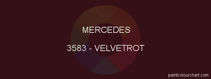 Mercedes paint 3583 Velvetrot