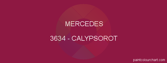 Mercedes paint 3634 Calypsorot