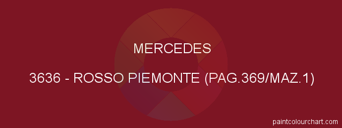 Mercedes paint 3636 Rosso Piemonte (pag.369/maz.1)