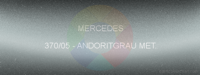 Mercedes paint 370/05 Andoritgrau Met.