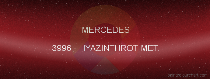 Mercedes paint 3996 Hyazinthrot Met.