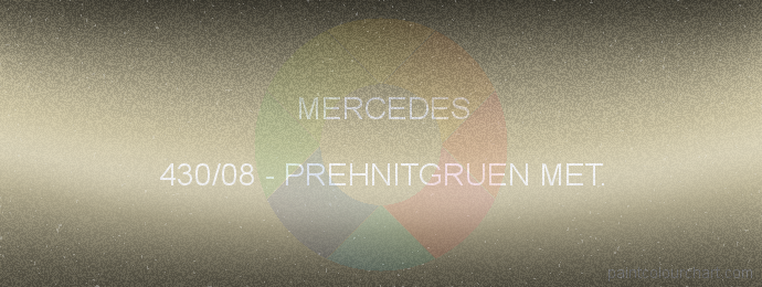 Mercedes paint 430/08 Prehnitgruen Met.
