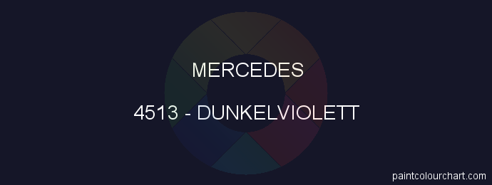 Mercedes paint 4513 Dunkelviolett