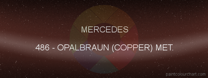 Mercedes paint 486 Opalbraun (copper) Met.