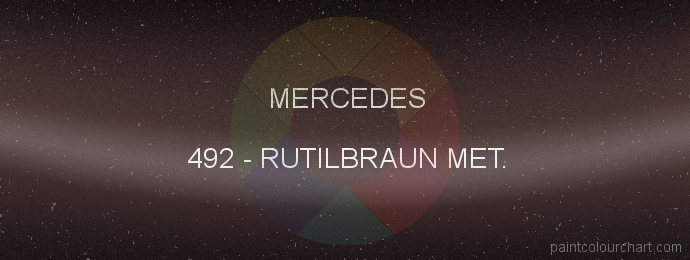 Mercedes paint 492 Rutilbraun Met.