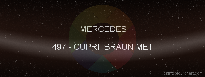 Mercedes paint 497 Cupritbraun Met.