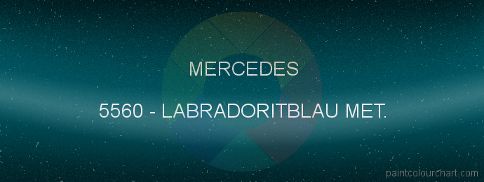 Mercedes paint 5560 Labradoritblau Met.