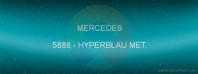 Mercedes paint 5888 Hyperblau Met.
