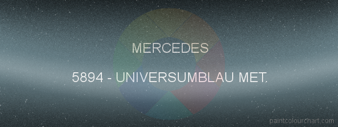 Mercedes paint 5894 Universumblau Met.
