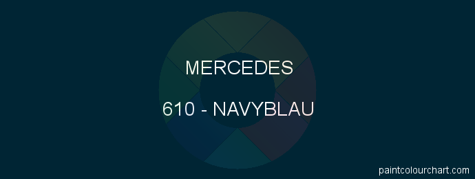 Mercedes paint 610 Navyblau