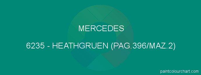 Mercedes paint 6235 Heathgruen (pag.396/maz.2)