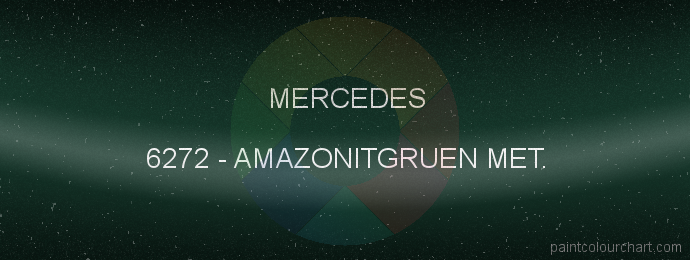 Mercedes paint 6272 Amazonitgruen Met.