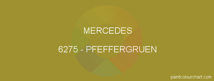 Mercedes paint 6275 Pfeffergruen