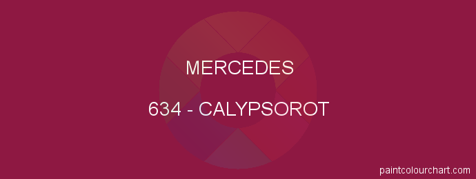 Mercedes paint 634 Calypsorot