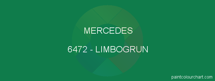Mercedes paint 6472 Limbogrun